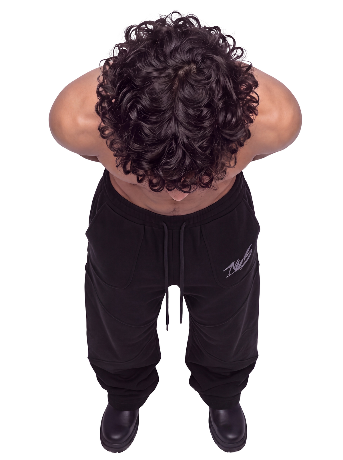 NVIS® Signature Wide Sweatpants — Black