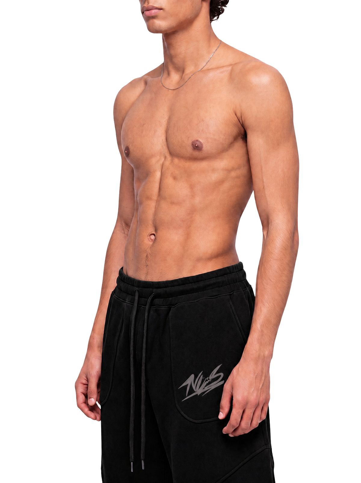 NVIS® Signature Wide Sweatpants — Black
